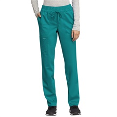 Mid Rise Tapered Leg Drawstring Scrub Pant
